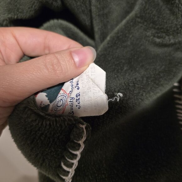 Vtg Quality Goods Canada Winter Nature Heavy Fleece Reversible Coat Jacket M/L - Picture 14 of 16